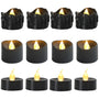 Flameless Black LED Candles