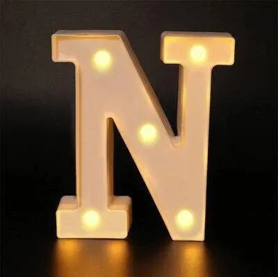 LED Alphabetic Letter Lights