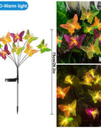 Solar Butterfly Lights Outdoor Firefly Lights