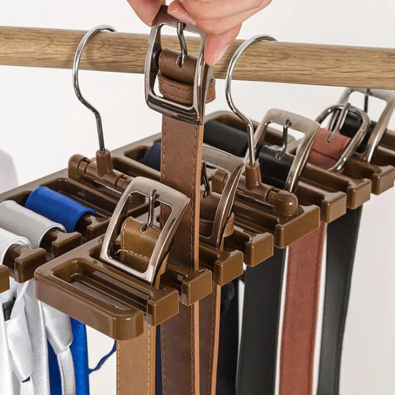 Tie &amp; Belt Hanger Wardrobe Organizer