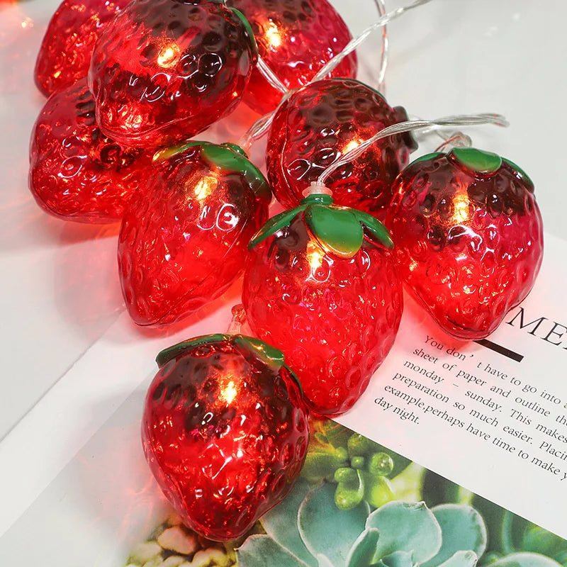 Strawberry LED String Lights