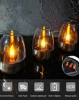 LED Solar Candle Dome Light Pack