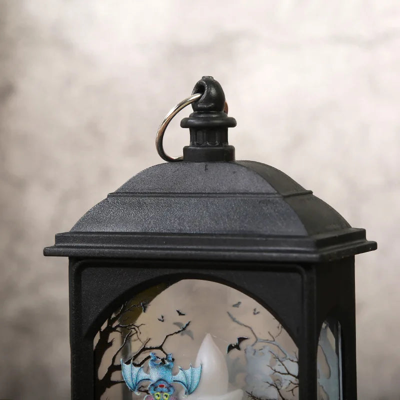 Portable Spooky Castle LED Lantern