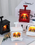 Miniature Glowing Fireplace