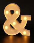 LED Alphabetic Letter Lights