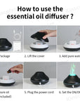 Volcanic Aroma Diffuser Oil Lamp