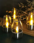 LED Solar Candle Dome Light Pack