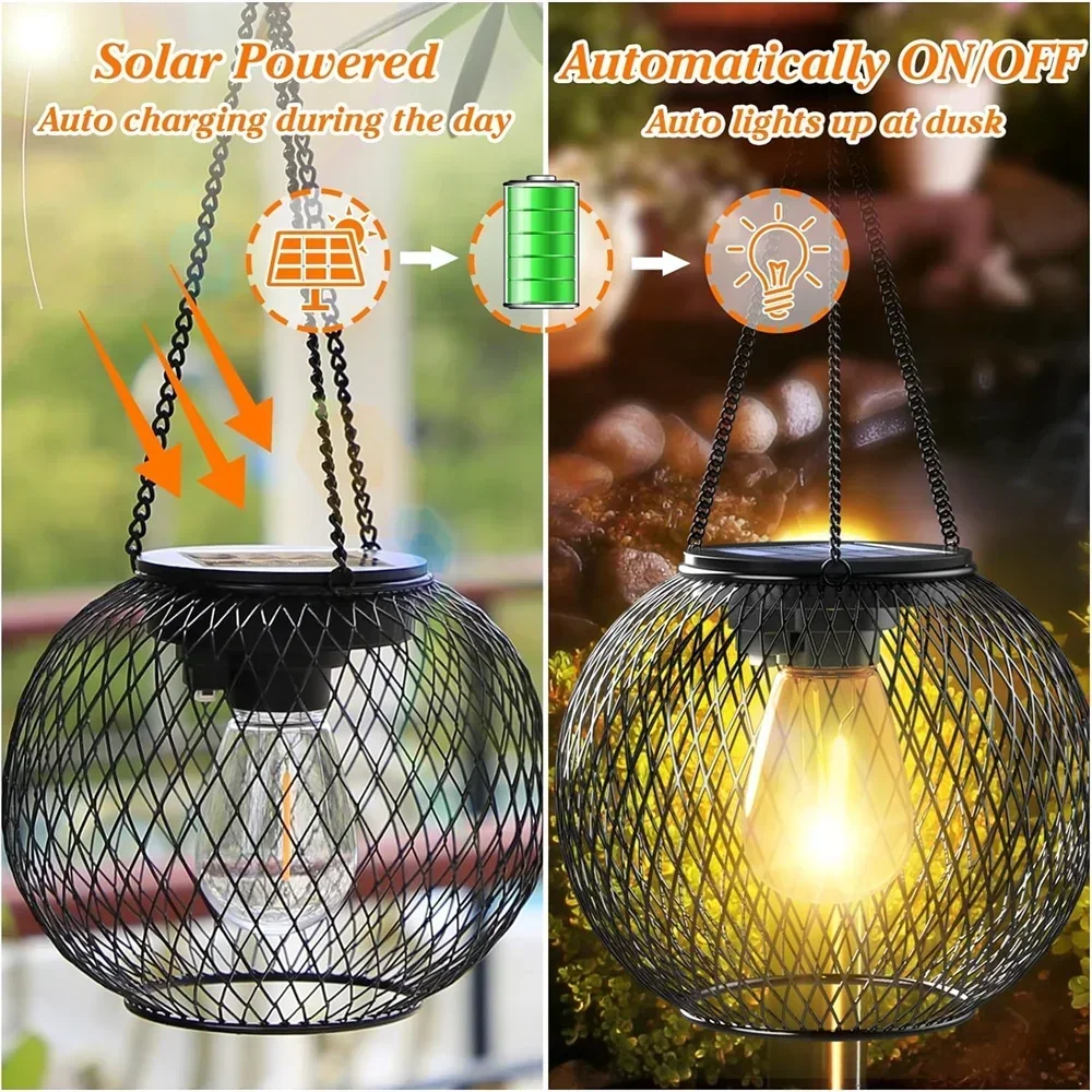 Hanging Solar Bulb Lantern