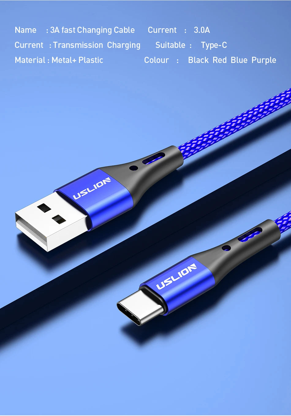 USB &amp; Type C &amp; Micro Cable Wire