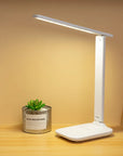 White Folding Desk LED Lamp