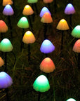 10 Pack LED Outdoor Solar Mushroom Lights