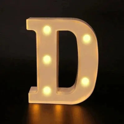 LED Alphabetic Letter Lights