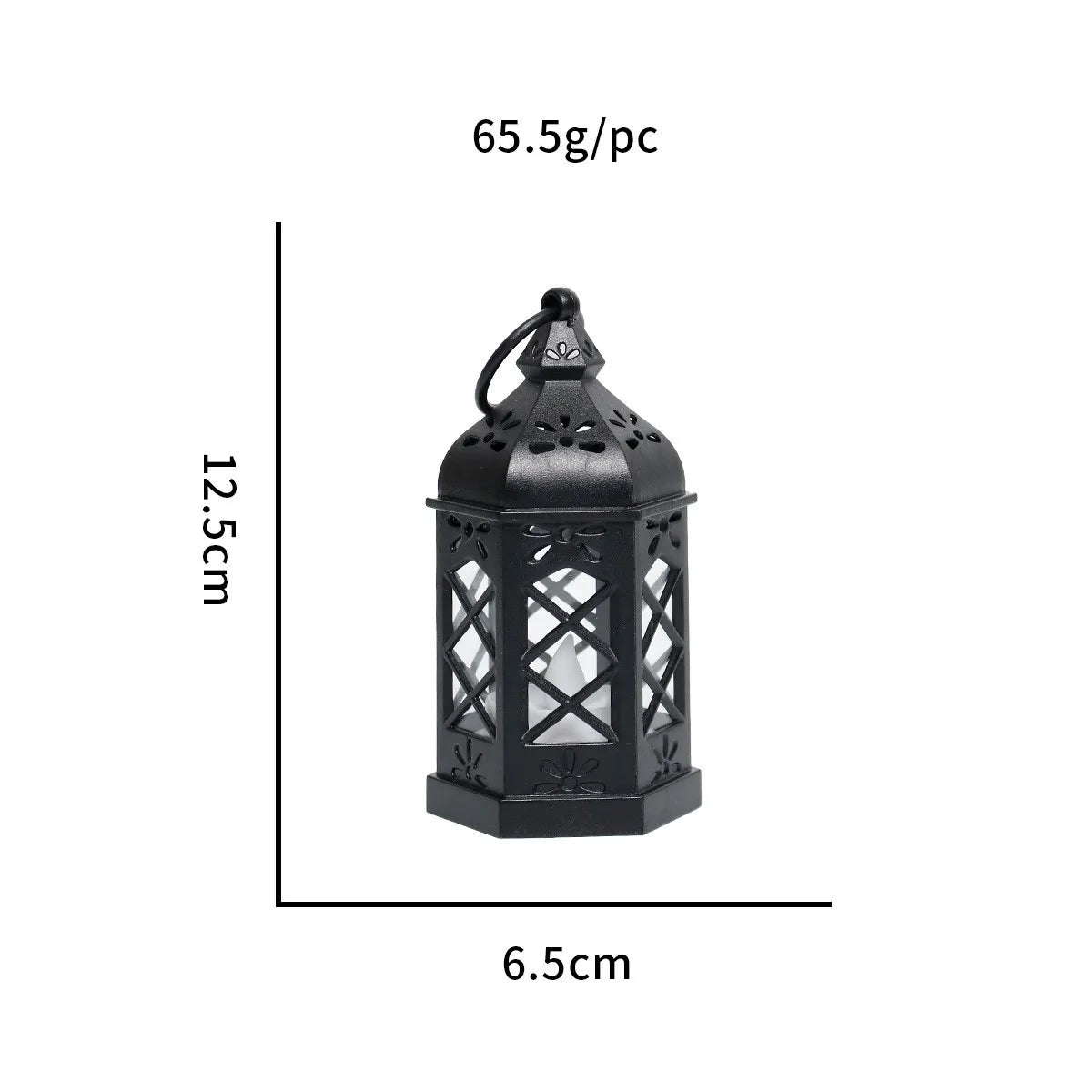 Hexagon LED Electronic Candle Lantern