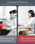 Memory Foam Seat & Waist Back Support Orthopedic Ergonomic Cushion