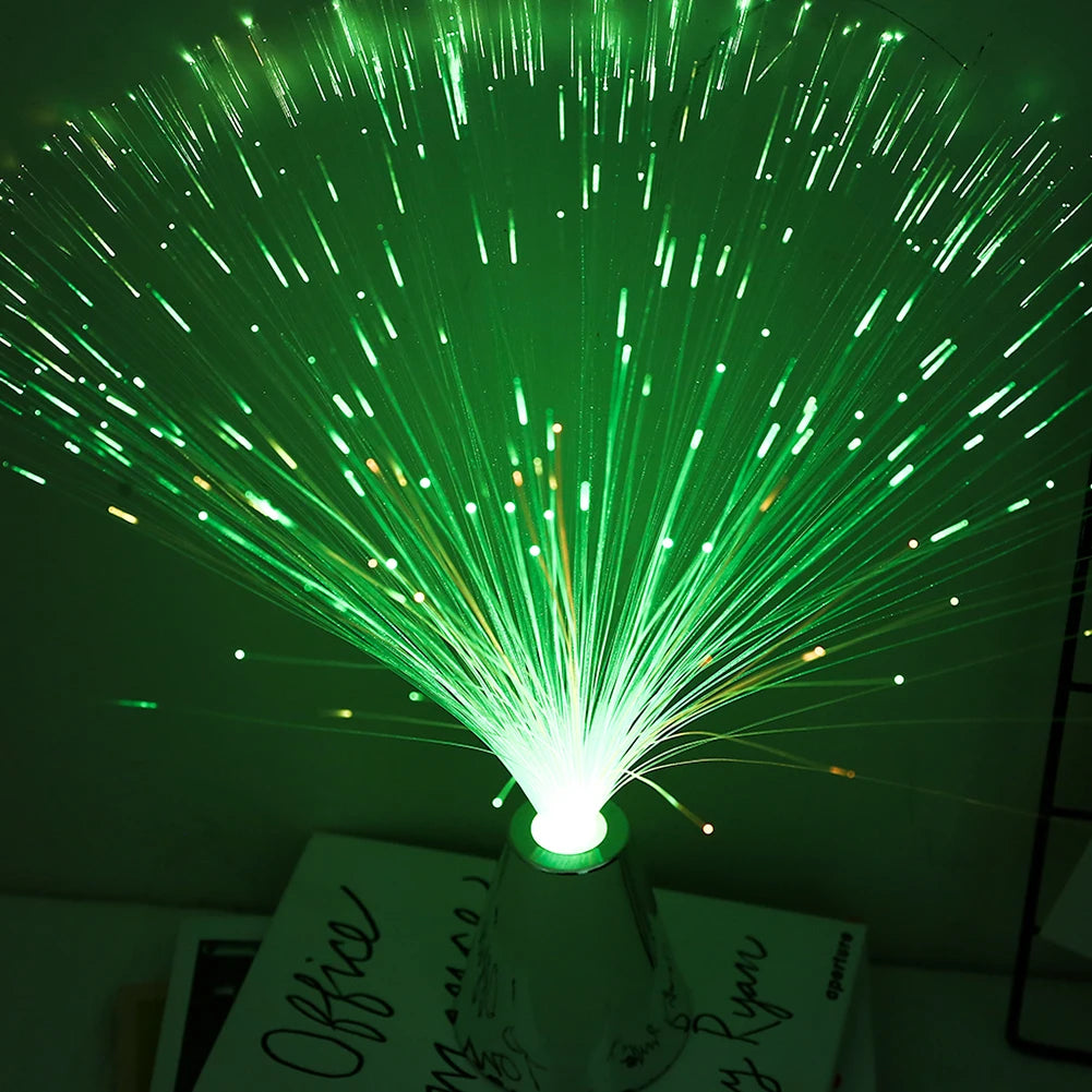 LED Multi Star Fiber Optic Lamp Centerpiece