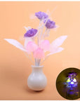 LED Lilac Night Light Lamp