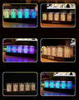 Digital Nixie Tube Clock with RGB LED Glows