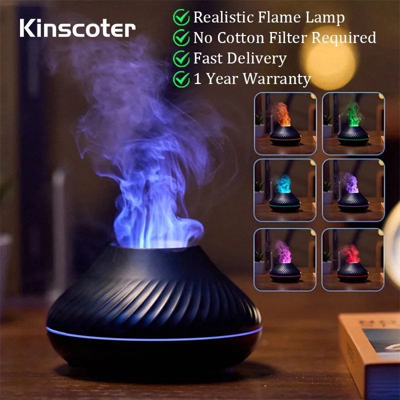 Volcanic Aroma Diffuser Oil Lamp