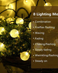 Crystal Globe LED String Lights