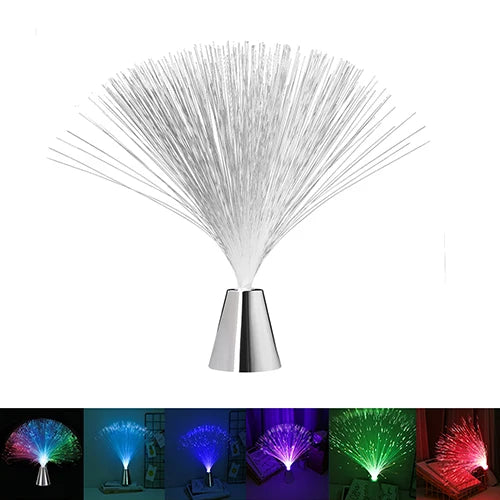 LED Multi Star Fiber Optic Lamp Centerpiece