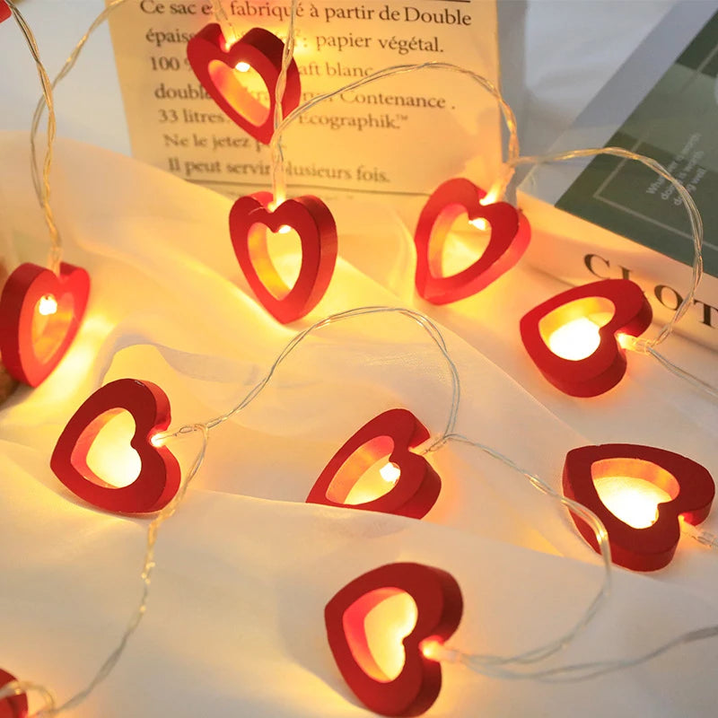 LED Heart String Light