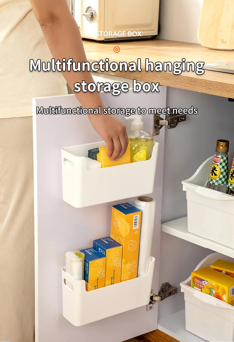 Multifunctional Plastic Kitchen Storage Organization Tub