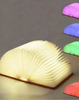 RGB 3D Open Book Night Light LED