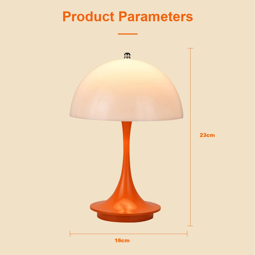 LED Mushroom Table Lamp