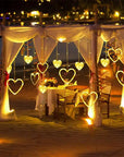 Love Heart Style Curtain Lights