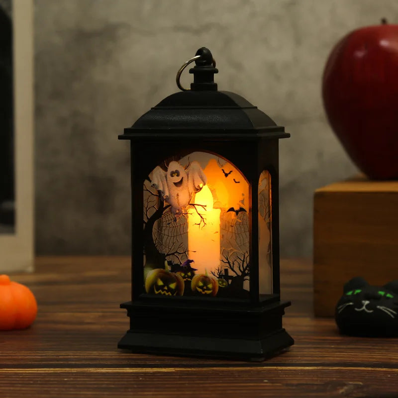 Portable Spooky Castle LED Lantern