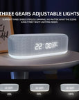 Wireless Charger LED Alarm Clock