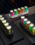 Digital Nixie Tube Clock with RGB LED Glows