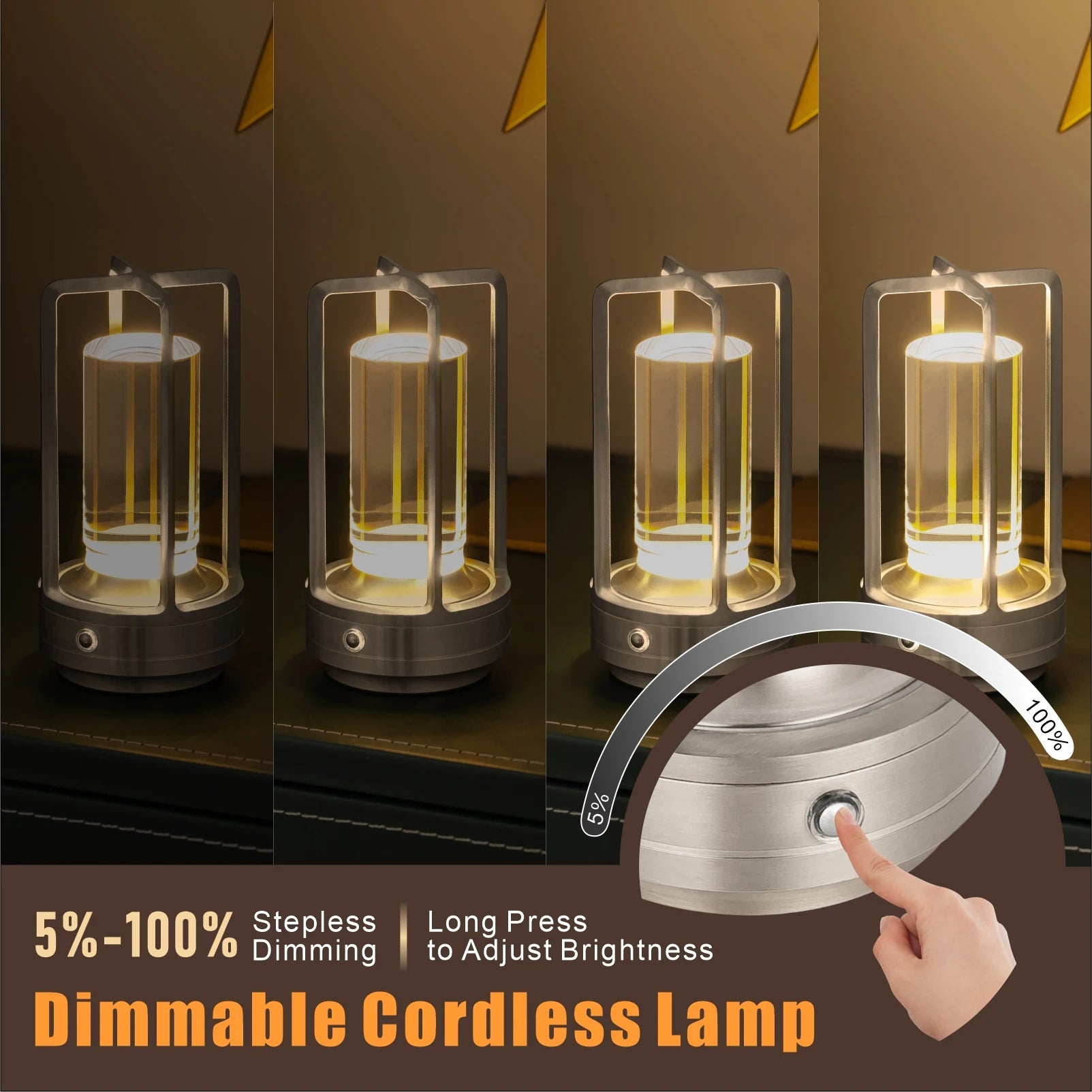 LED Atmospheric Desk &amp; Table Lamp