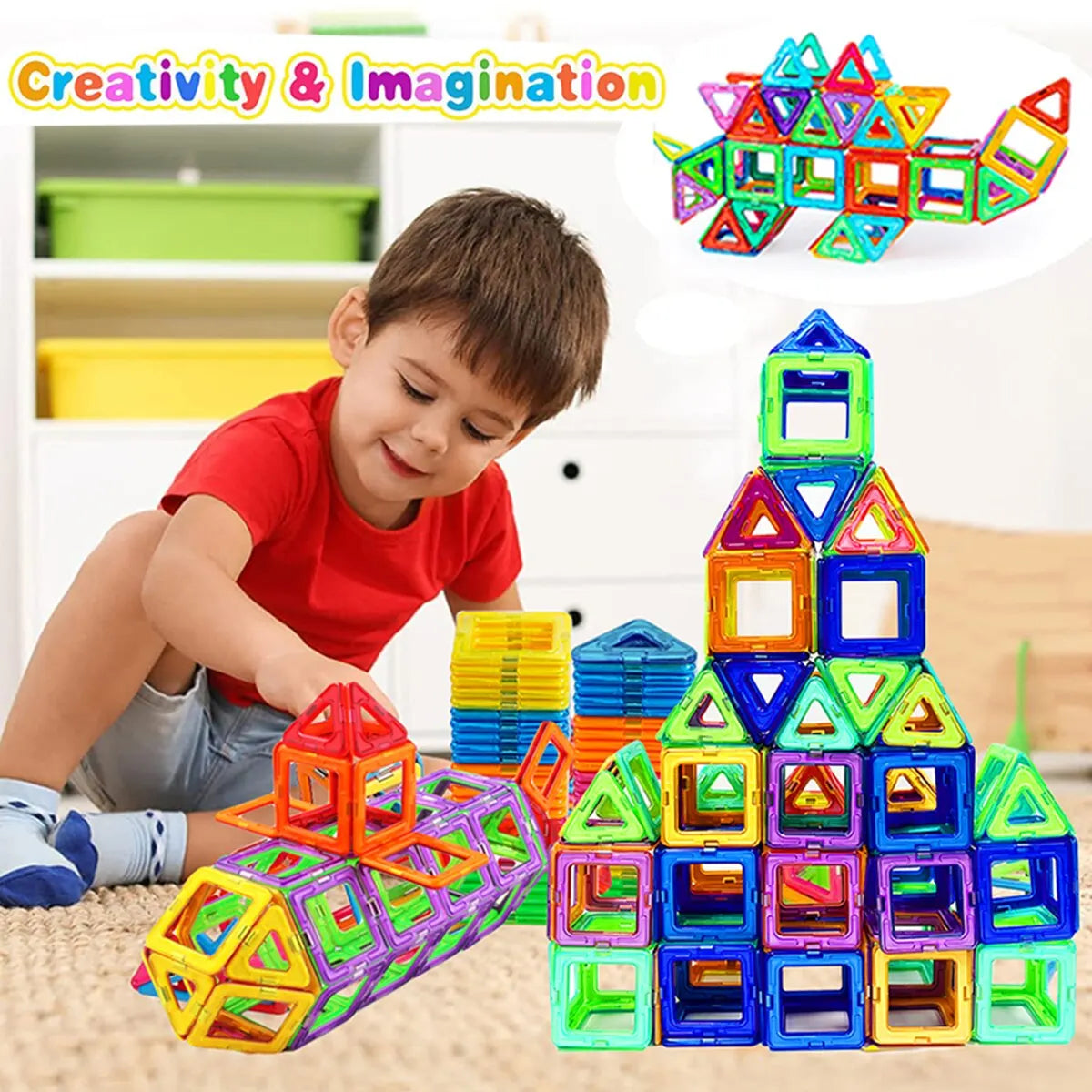 Magnetic Building Blocks Toy