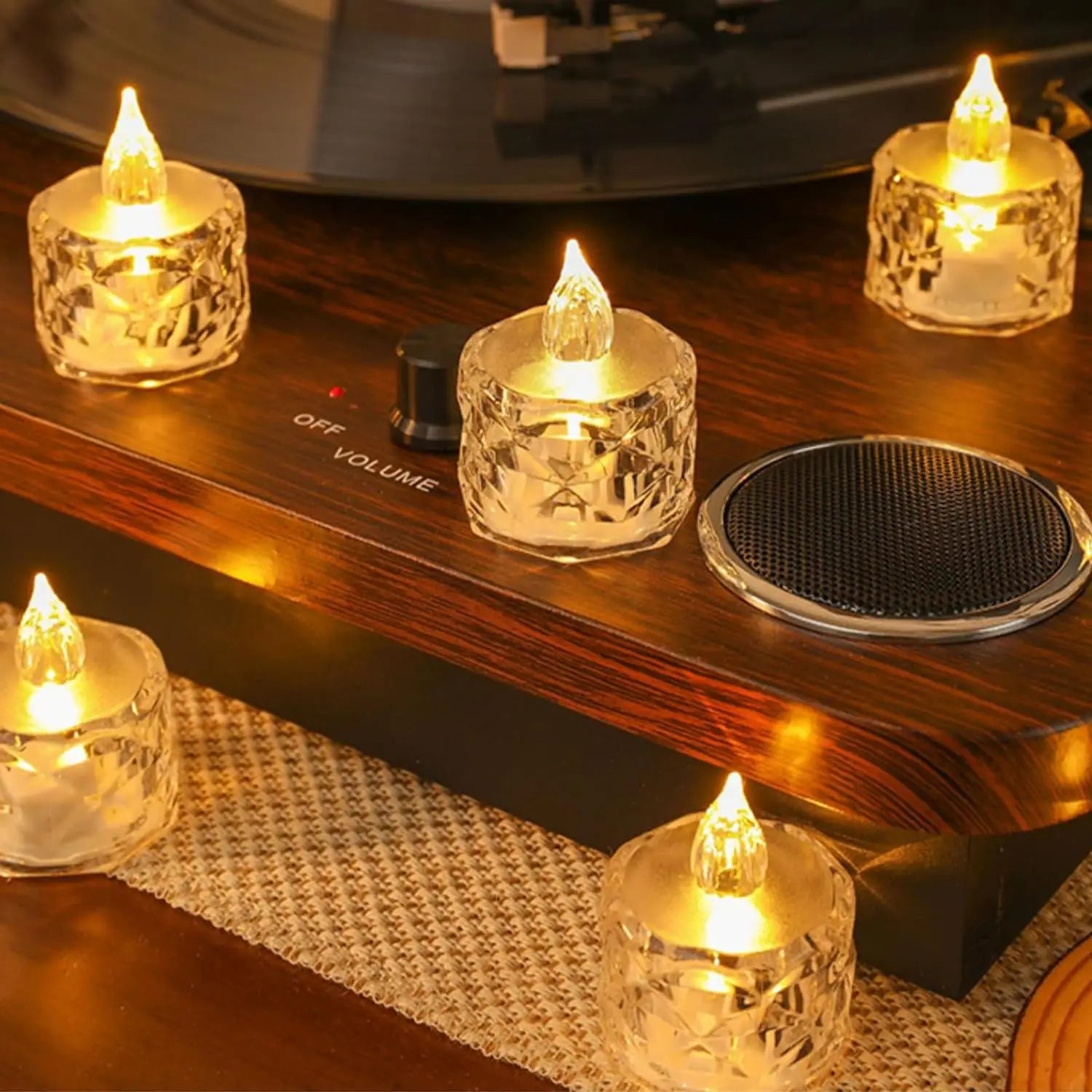 Flameless Crystal LED Light Candle