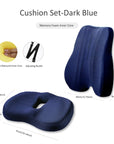 Memory Foam Seat & Waist Back Support Orthopedic Ergonomic Cushion