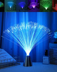 LED Multi Star Fiber Optic Lamp Centerpiece