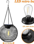 Hanging Solar Bulb Lantern