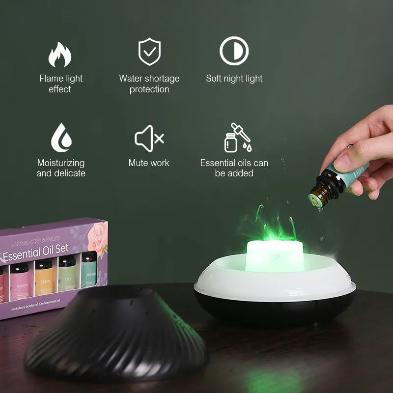 Volcanic Aroma Diffuser Oil Lamp