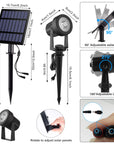 RGB Solar Spotlights