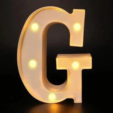 LED Alphabetic Letter Lights