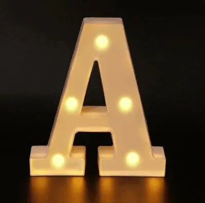 LED Alphabetic Letter Lights