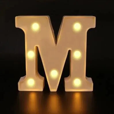 LED Alphabetic Letter Lights