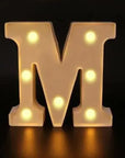 LED Alphabetic Letter Lights