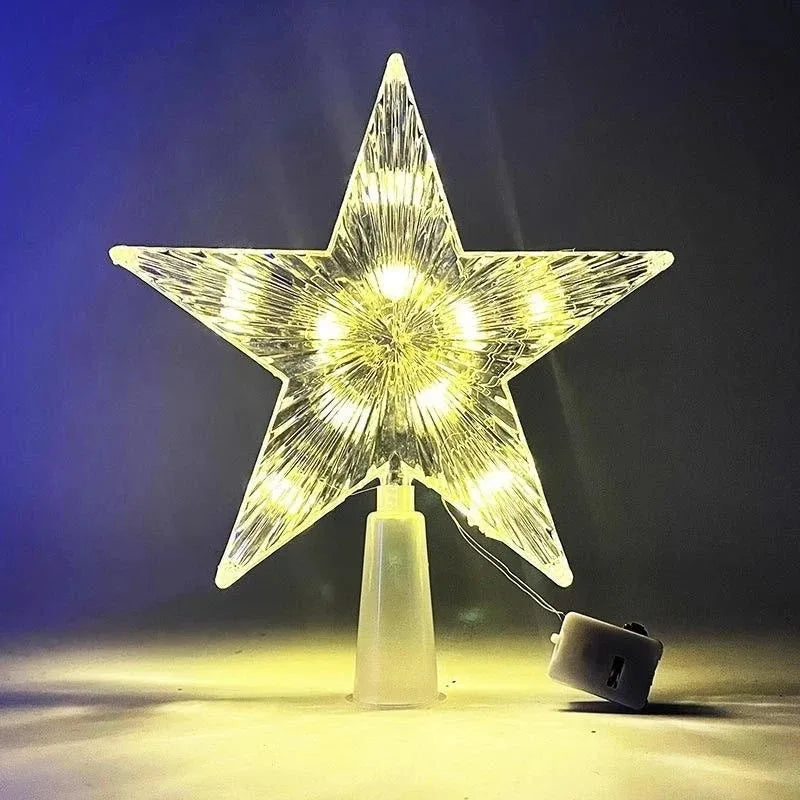 Five-Point LED Glow Star Topper