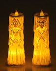 Bride & Groom Skeleton Candle