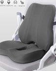 Memory Foam Seat & Waist Back Support Orthopedic Ergonomic Cushion