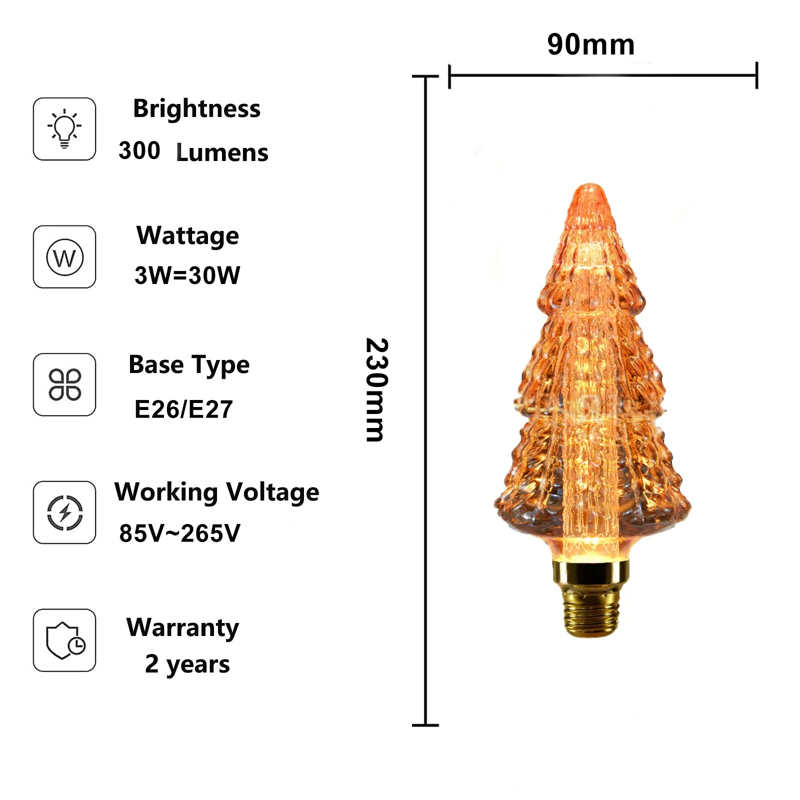 Stylish Retro LED Edison Bulb