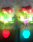 LED Lilac Night Light Lamp