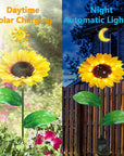 LED Solar Sunflower Lawn Light